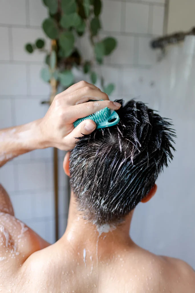 Silicone Scalp Hair Massager - Relaxing shampoo brush