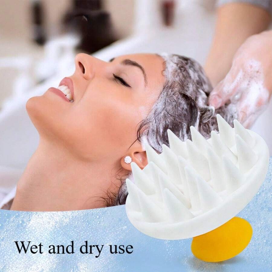 Silicone Scalp Hair Massager - Relaxing shampoo brush